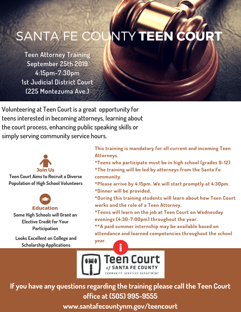 Teen Attorney Training